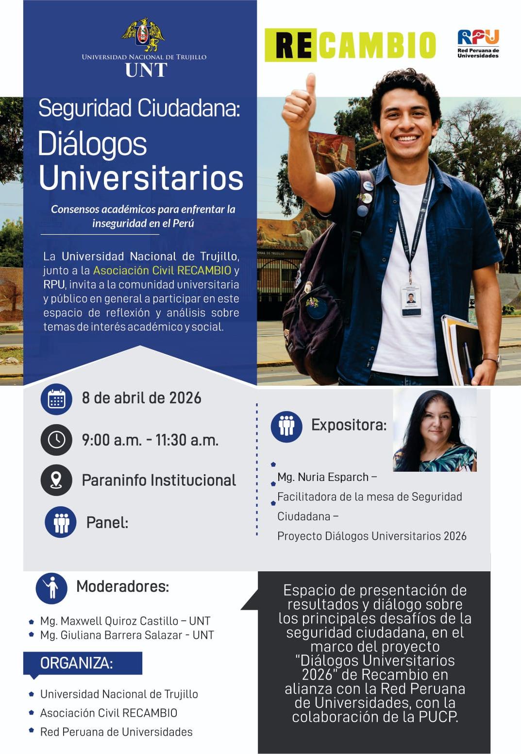 Seguridad Ciudadana: Diálogos Universitarios